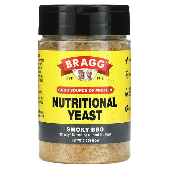 Nutritional Yeast, Smoky BBQ, 3 oz (85 g), Bragg