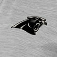 thumbnail image 2 of Women's Antigua  Heather Gray Carolina Panthers Layout V-Neck Polo, 2 of 2