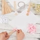 thumbnail image 3 of Kit para hacer abanicos de madera (151 piezas): incluye 50 palitos para mangos de abanico, 50 lazos de dos colores, 50 cartulinas blancas y un rollo de cinta adhesiva de 10 m. Ideal para bodas., 3 of 5