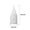 thumbnail image 3 of 20pcs Fountain Pen Nibs Fountain Pen Replacement Tips Students Stationeries, 3 of 6
