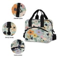 thumbnail image 3 of FORMRS Reusable Lunch Bag for Work School Leakproof Insulated Cooler with Adjustable Shoulder Strap, Green Floral Pattern, 3 of 6