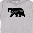 thumbnail image 3 of Inktastic California Black Bear Silhouette Toddler Hoodie, 3 of 4