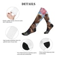 thumbnail image 5 of Sikiie Romantic Floral Bear 1 Pairs Compression Socks for Men and Women 15-20 mmHg Running Support Socks, 5 of 7