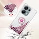 thumbnail image 3 of Funda para Xiaomi POCO M6 Pro 4G con Brillo Líquido Flotante, Purpurina, Parachoques y Anillo Giratorio Soporte, 3 of 5