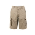 thumbnail image 2 of Coevals Club Men's Cargo Outdoor Work Relaxed Fit Multi-Pocket Cotton Solid Shorts (44, kangaroo, #6), 2 of 5