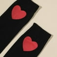 thumbnail image 4 of Womens Thigh High Socks Girls Valentine's Day Sock Heart Love Prints Sock Party Accessories, 4 of 4