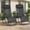 Black-2Pcs, variant on Easy4Home 2 pcs Zero Gravity Lounge Chairs, Foldable Reclining Camping Chairs