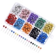 thumbnail image 1 of BESTYASH 600Ud Pushpins Multicolor Para Oficina Y Hogar Accesorios De De Uso Diario, 1 of 6