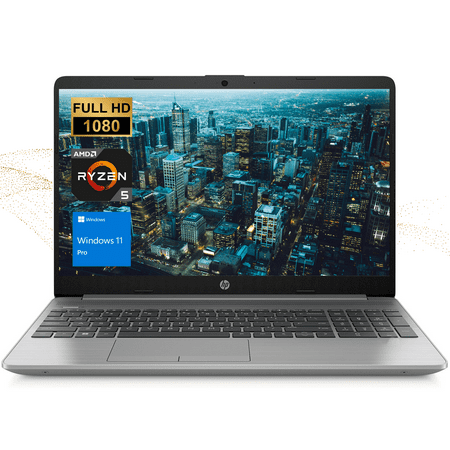 HP Essential 255 G8 Laptop, 15.6" FHD Display, AMD Ryzen 5 5500U, 32GB RAM, 2TB PCIe SSD, Webcam, SD Card Reader, HDMI, Wi-Fi 6, Windows 11 Pro, Grey