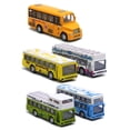 thumbnail image 1 of MesaSe 5Pcs Alloy Pull Back Multiple Type Bus Model Children Toy Car Collection Gift, 1 of 10