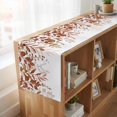 thumbnail image 6 of Table Runners 70 Inches Long Dress Scarves, Brown Leaves Farmhouse Coffee/Dining/Kitchen Table Decor, Holiday Table Runner, Summer Botanical 13x70 Inch, 6 of 9