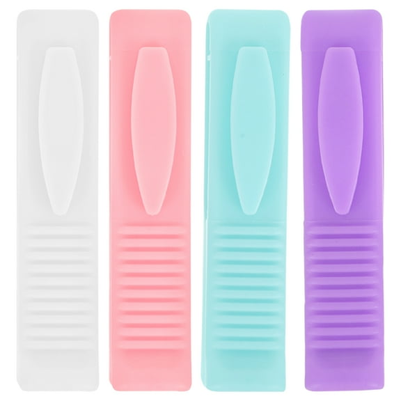 Worgeous Vial Decapper Tool Beige 4Pcs 2.6x0.6x0.6in