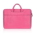 thumbnail image 1 of Bolsa para portátil de 15,6 pulgadas, resistente al agua, con asa/estuche para ordenador portátil, maletín, color rosa-15,6 pulgadas, 1 of 4