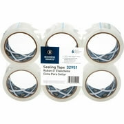 Business Source Sealing Tape 1.6 mil 1-7/8"x164' 6/PK Clear 32951