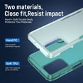thumbnail image 6 of Samsung Galaxy A32 5G Case(Not for A32 4G) Heavy Duty Shockproof Military-Grade Wireless Charging Support Phone Case for Galaxy A32 5G 6.4"(Green), 6 of 15
