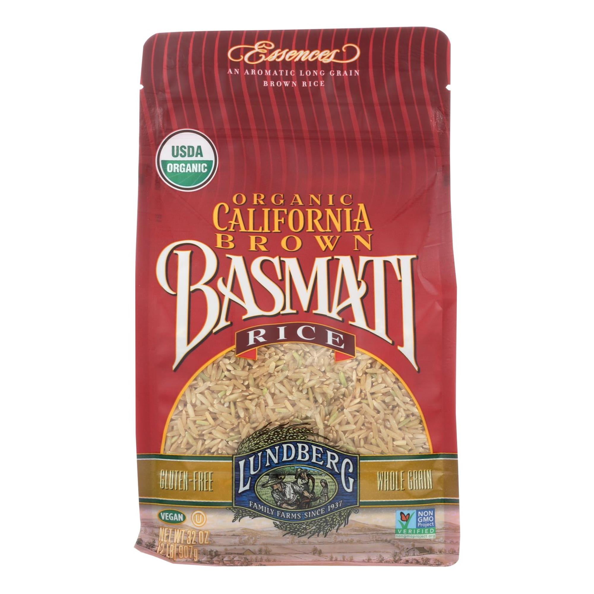 Lundberg Family Farms 2LB OG CALIFORNIA BROWN BASMATI RICE