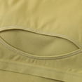 thumbnail image 7 of Nestiefly Womens Short Sleeve Shirts with Built in Bra V Neck Basic Tee Tops Summer Athletic Workout Yoga Padded Shirts Yellow XL, 7 of 7