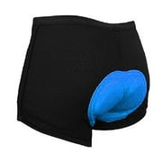 EZGO Men Women XL Cycling Bike Shorts 100% Silicone Gel Padded Breathable Unisex Bicycle Underwear Short, Blue