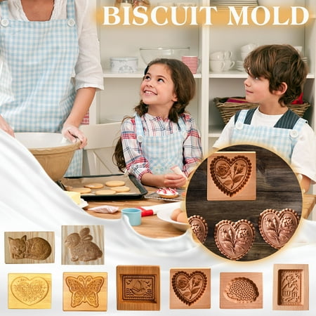 

WNG Cookie Molds Provences Rose Cookie Stamp Embossing Molds Craft Decorating Baking Tool