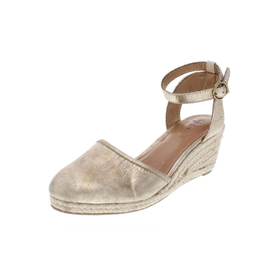 Style & Co. Womens Mailena Closed Toe Casual Platform Sandals, Gold, Size 9.5