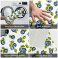 thumbnail image 4 of Non Slip Door Mat, Blueberry leaf design Fast Drying Bath Tub Mats, Absorbent Bathroom Rugs Entrance Welcome Mat, Bath MatS for Tub, Floor, Home, Kitchen, Hotel,16x24in, 4 of 6
