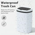 thumbnail image 4 of CL.HPAHKL 13 Gallon Automatic Trash Can with Lid, Kitchen Plastic Garbage Can, White, 4 of 7