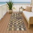 thumbnail image 6 of Addison Rugs Chantille Indoor/Outdoor Contemporary Abstract Fudge Machine Washable Runner Rug, 2'3" x 7'6", 6 of 7