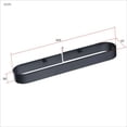 thumbnail image 2 of Toallero autoadhesivo, negro mate, toallero para baño o cocina, 2 of 7