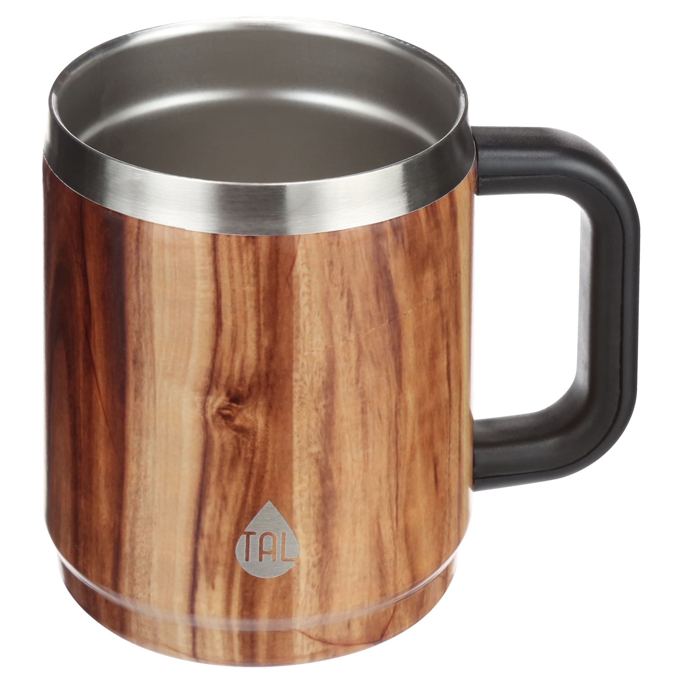 Tal Black 14oz Stainless Steel Boulder Travel Coffee Mug, Size: 14 oz