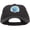 Black, variant on Peacock Bird Patched Low Profile Cotton Cap - Sky Blue OSFM