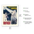 thumbnail image 2 of George Méliés’ The X-Rays of Roentgen (Les Rayons Roentgen) - Theatre Robert-Houdin - Vintage Magic Poster c.1895 - Fine Art Matte Paper Print (Unframed) 11x14in, 2 of 4