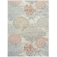 thumbnail image 2 of Nourison Pompeii Tropical Multicolor 5'3" x 7'3" Area Rug  (5x7), 2 of 8