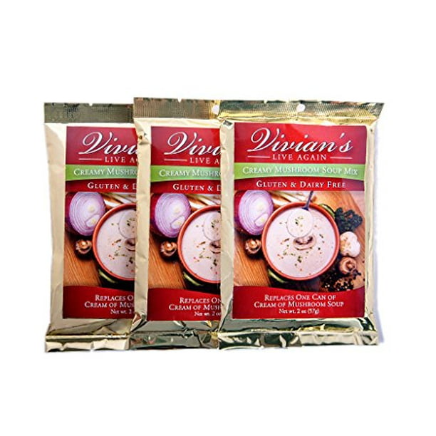 Gluten Free Cream Of Mushroom Soup Mix Dairy Free Vegan Shelf Stable Mix By - 3 Pack - Walmartcom