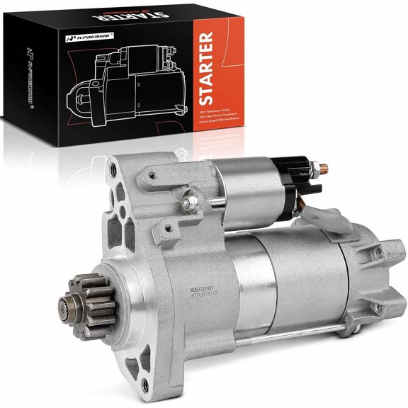 A-Premium Starter Motor Compatible with Land Rover Range Rover 2015-2022, Range Rover Sport 2016-2022, Discovery 2017-2020, Defender 90 Defender 110 2022-2023, 3.0L 5.0L, 12V 1.9KW 12-Teeth CW