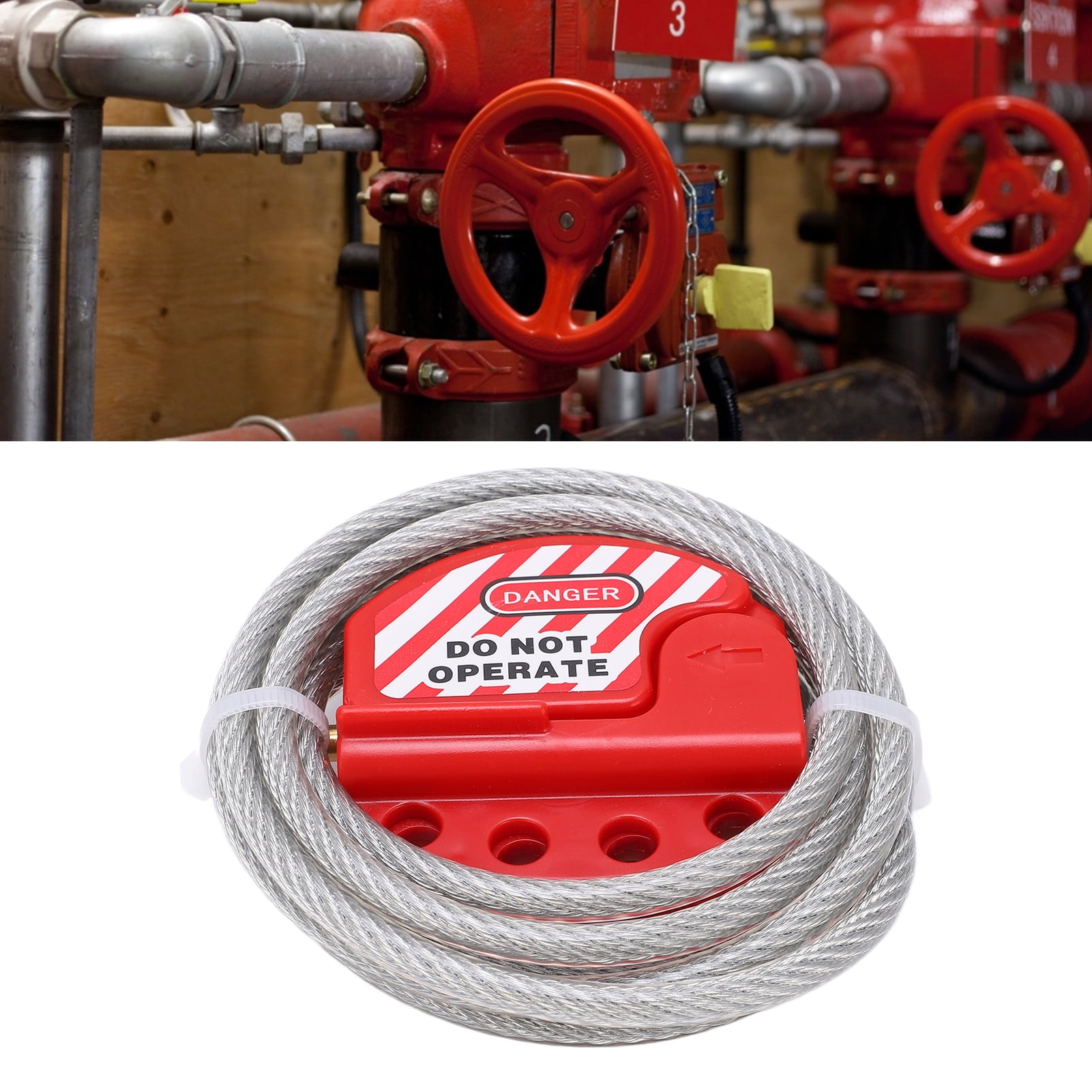 Ymiko Adjustable Lockout Tagout Steel Cable,Lockout Tagout Cable Lock