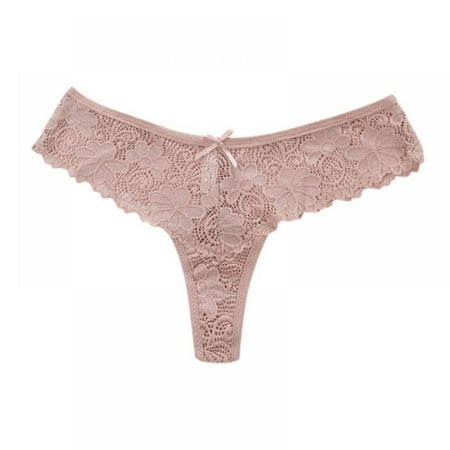 

Valcatch Lace Low Rise Thong - Sexy Underwear for Women Thongs for Women Seamless Panties for Women