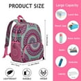 thumbnail image 5 of Energy Sacred Students Backpack - Yoga Mandala Design with Healing and Spirituality Pattern, Comfortable Dual Shoulder Support for School and Travel, 5 of 5
