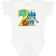 thumbnail image 3 of Inktastic 2nd Birthday Robot Boys or Girls Baby Bodysuit, 3 of 5