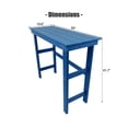 thumbnail image 2 of Innovaze HDPE Outdoor Bar height Table, Weather Resistant, for Patio, Poolside, Garden, Yard, Balcony (Navy Blue), 2 of 5
