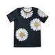 thumbnail image 4 of Camiseta Blusa De Manga Corta Con Estampado Floral Mujer Summer Losse Top, Negro, S AweSitey AP002391-01, 4 of 7