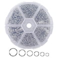 thumbnail image 1 of 1390Pcs O Ring Connectors Metal Open Jump Rings Set Metal Jump Rings for Jewelry Making Connectors,Silver, 1 of 6