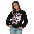 thumbnail image 4 of Kanji Betty Boop Classy and Sassy Women Crewneck Sweatshirt Brisco Brands S, 4 of 6