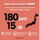 thumbnail image 5 of Tarjeta SIM Nippon SIM 15 GB 180 días 4G LTE Japón, 5 of 9