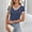 A1_Navy, variant on Contrast Color Trim Basic Short Sleeve T-Shirts Summer Basic Color Block Tee Tops Casual Soft Tunic Tops V Neck Loose Fit Business Casual Work Shirt Basic Workout Polo Shirts Black S