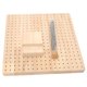 thumbnail image 5 of Tablero De Bloqueo De Madera, Pulido Alisado, 324 Agujeros, 9,3 Pulgadas De Largo, Duradero, Inodoro, Tablero De Tejer De Madera Multiusos Con Alfileres, Agujas Para Proyectos De, 5 of 7