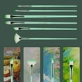 thumbnail image 2 of 6 Pcs Watercolor Paint Brushes Nylon Hair Painting Brush Art Supplies Watercolor Painting Tool for Artists Students, 2 of 15