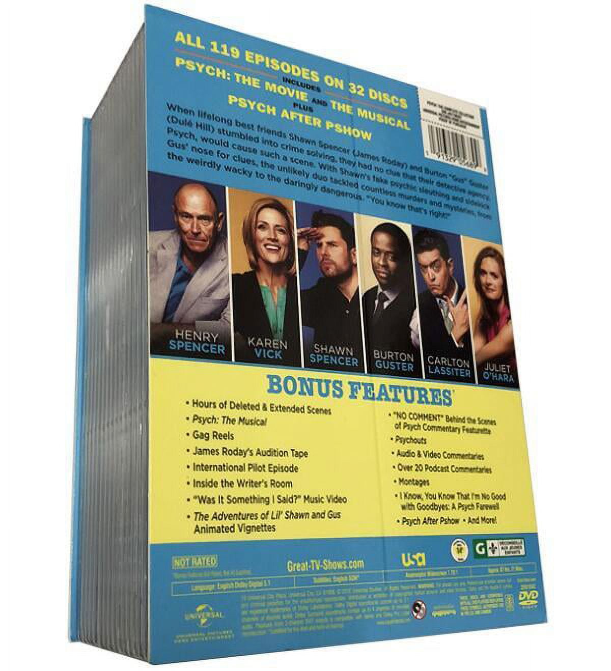 Psych: The Complete Collection - All Seasons Box Set (DVD