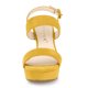 thumbnail image 2 of Sandalias Talón Abierto Plataforma Talón Grueso Para Mujeres Amarillo 39, 2 of 6