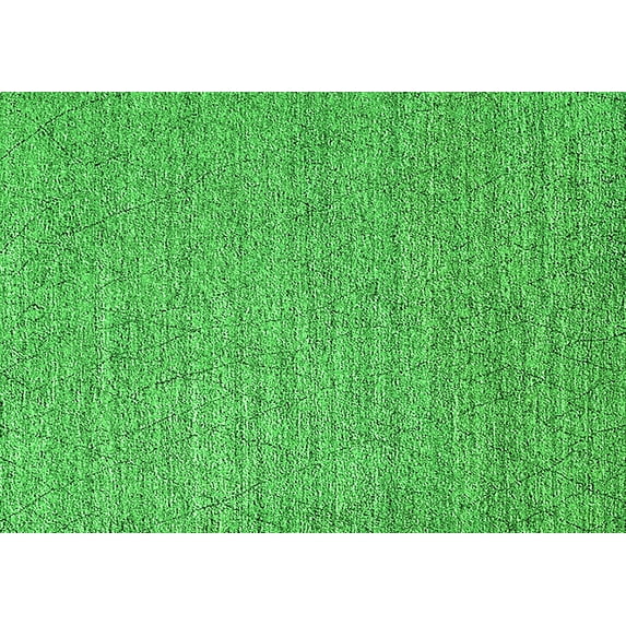 Ahgly Company Indoor Rectangle Oriental Green Industrial Area Rugs, 6' x 9'