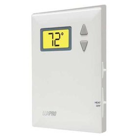 Lux Psd010bf Non Programmable Thermostat 1 Stages 24vac Heat Off Wall Walmart Com Walmart Com